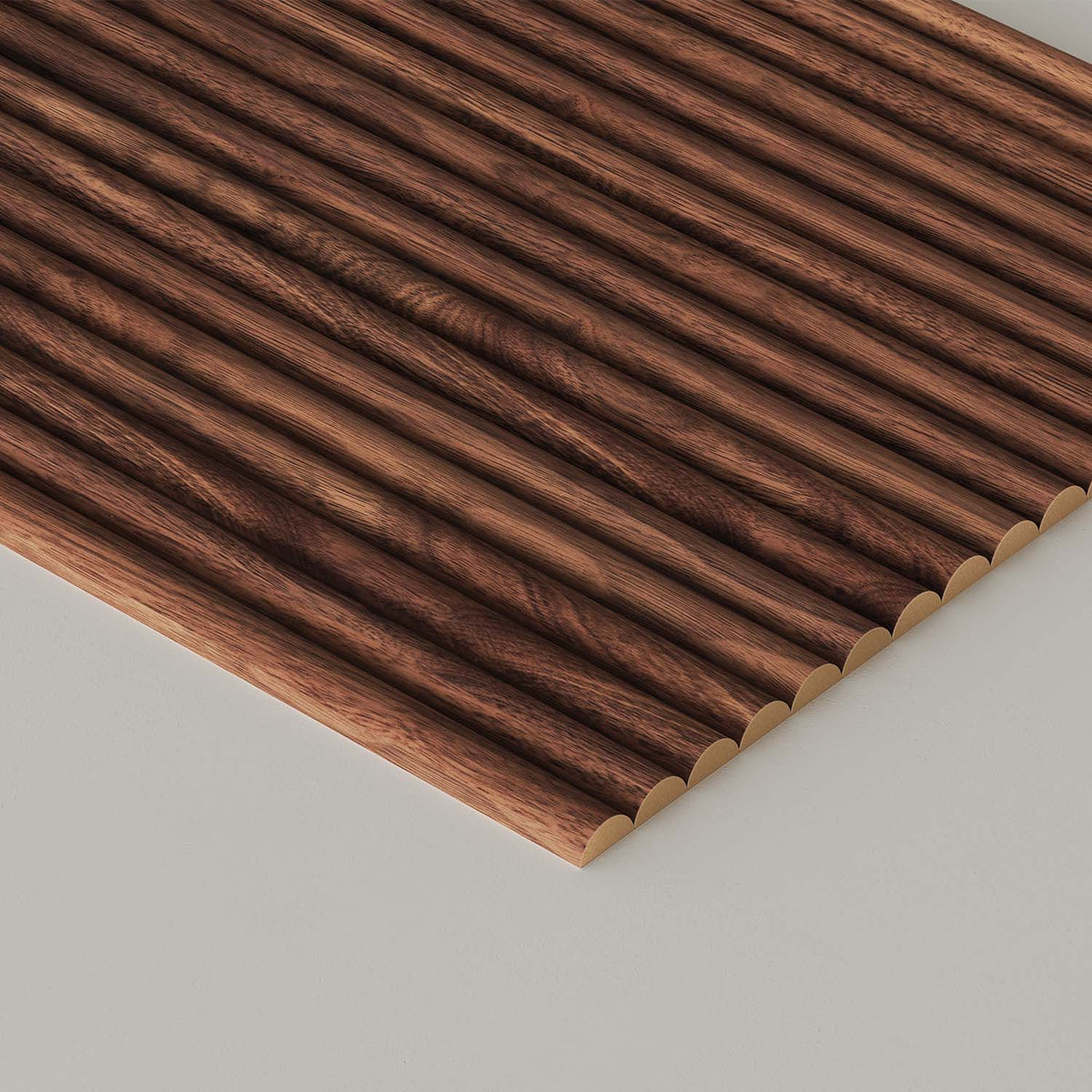 Flexible Ribbed Wood Panels.