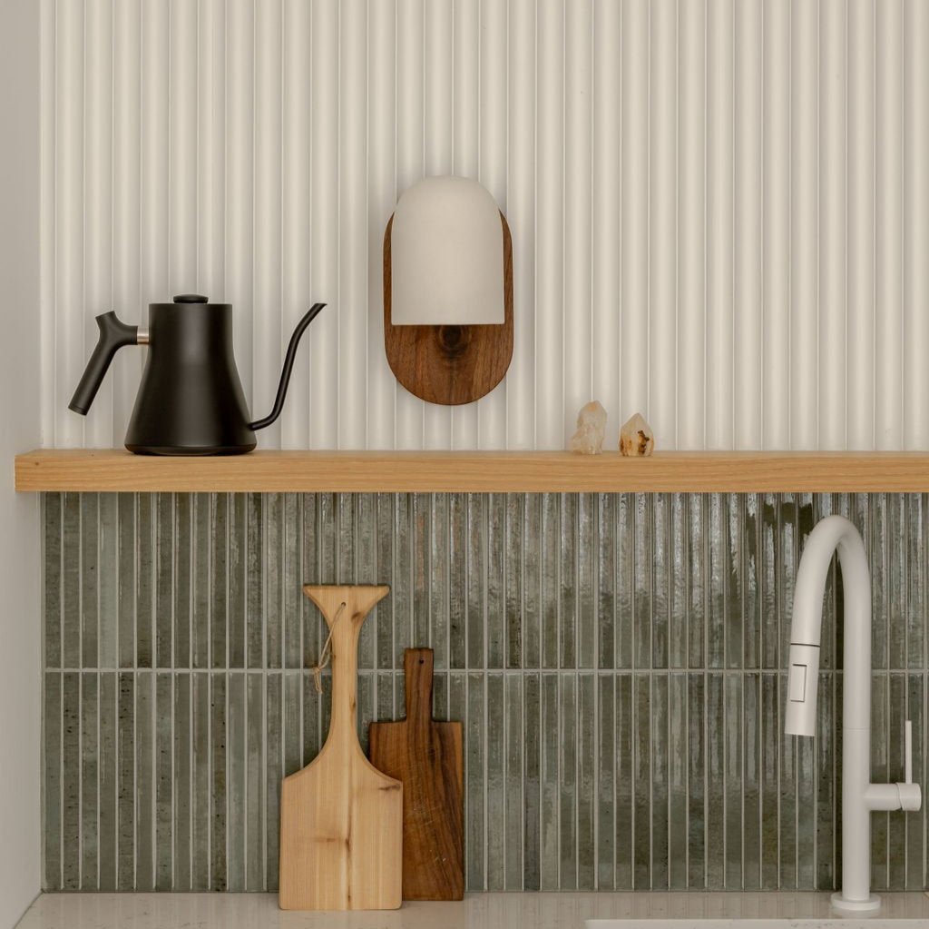 Paintable Fluted Panel Samples.