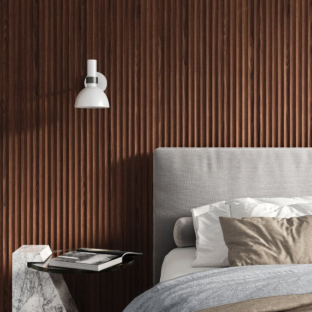 Fluted Wood Panel Samples.