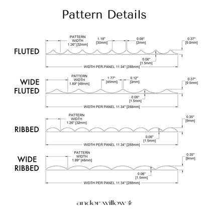 Fluted Wood Panels.