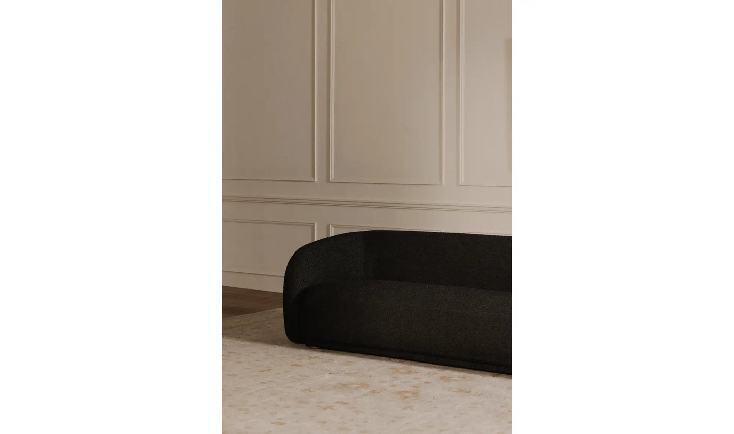 Faye Sofa Black Boucle