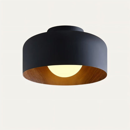 Residence Supply 3.9" x 8.7" / 10 x 22cm / 5W / Warm White (3000K) / Black Folkio Ceiling Light Folkio Ceiling Light