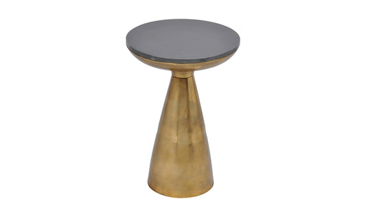 The Carpentry Shop Co. Font Side Table Brass Font Side Table Brass