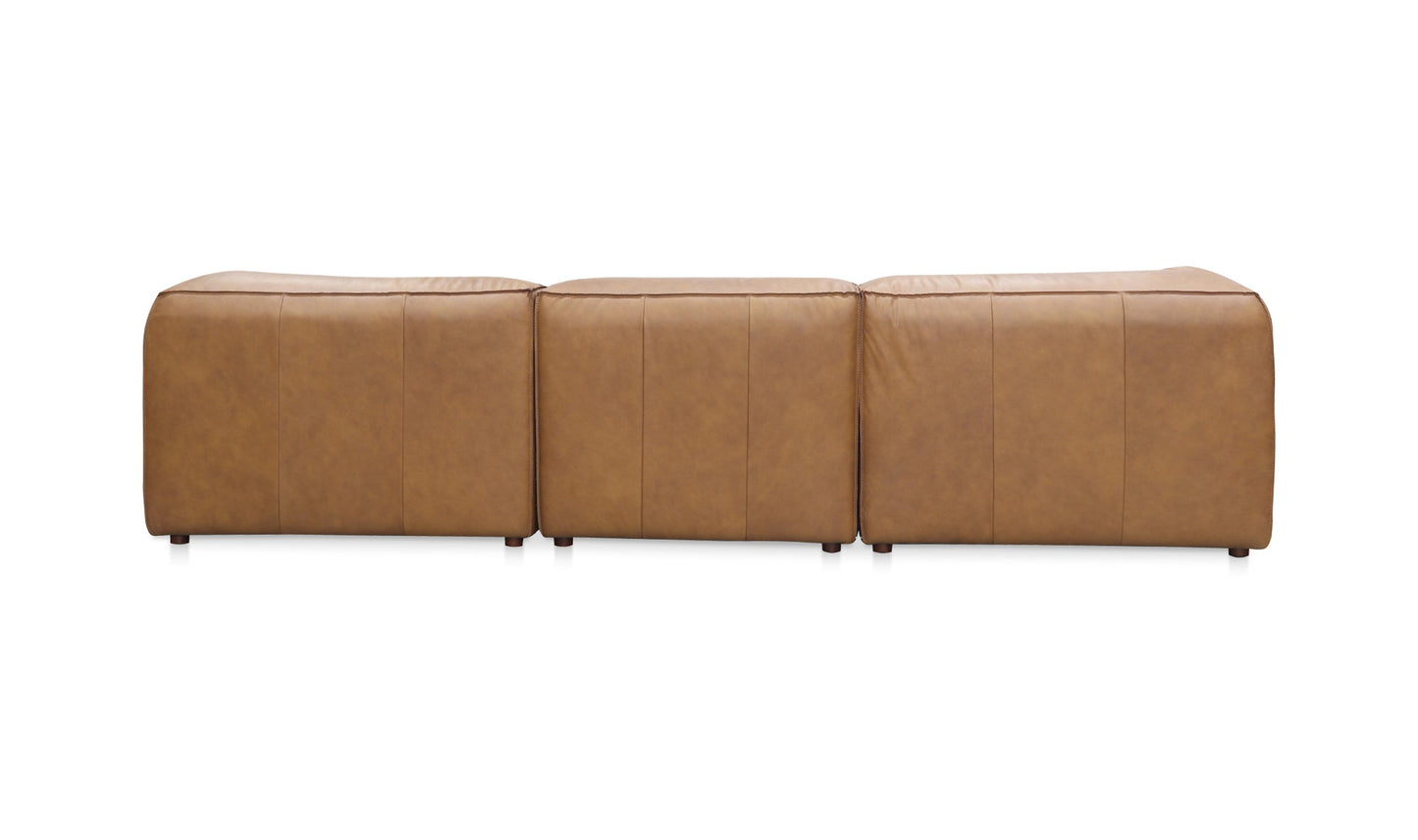 Moe's Home Collection FORM DREAM MODULAR SECTIONAL SONORAN TAN LEATHER FORM DREAM MODULAR SECTIONAL SONORAN TAN LEATHER