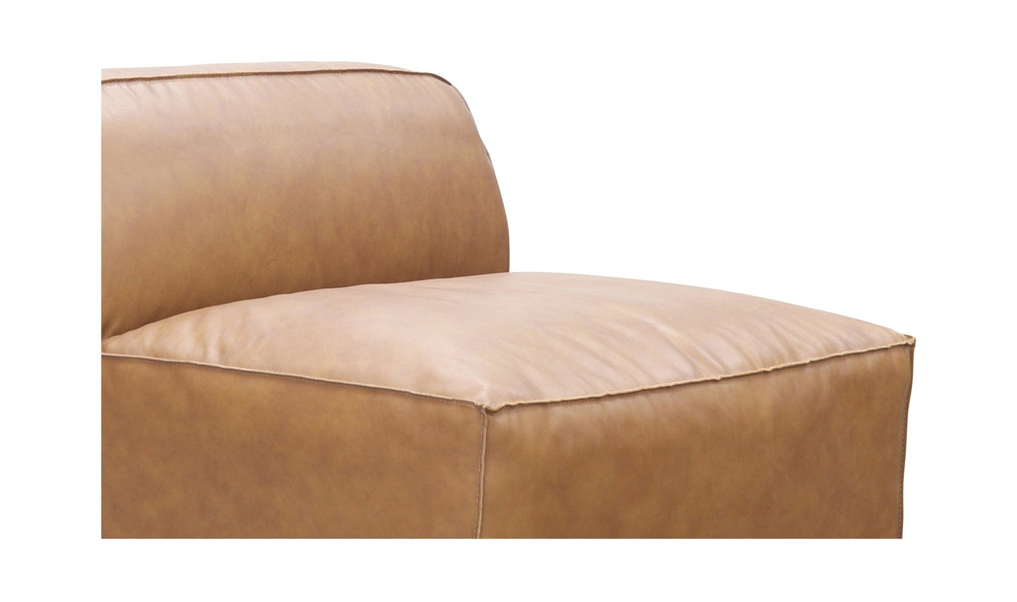 The Carpentry Shop Co. FORM SLIPPER CHAIR SONORAN TAN LEATHER FORM SLIPPER CHAIR SONORAN TAN LEATHER