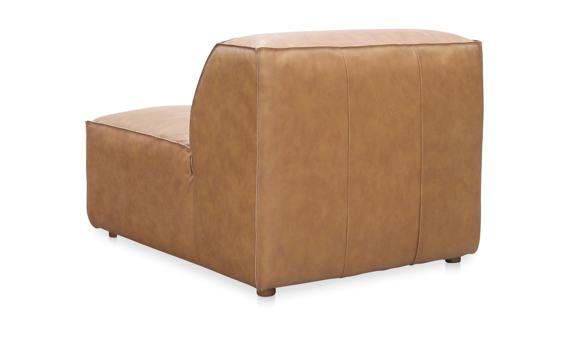The Carpentry Shop Co. FORM SLIPPER CHAIR SONORAN TAN LEATHER FORM SLIPPER CHAIR SONORAN TAN LEATHER