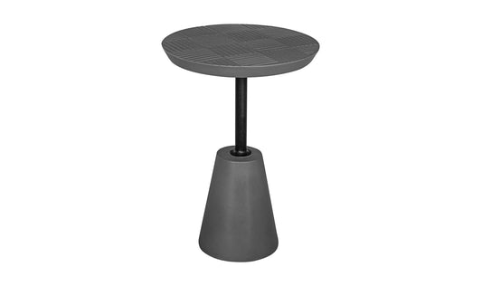 Moe's Dark Grey FOUNDATION OUTDOOR ACCENT TABLE DARK GREY