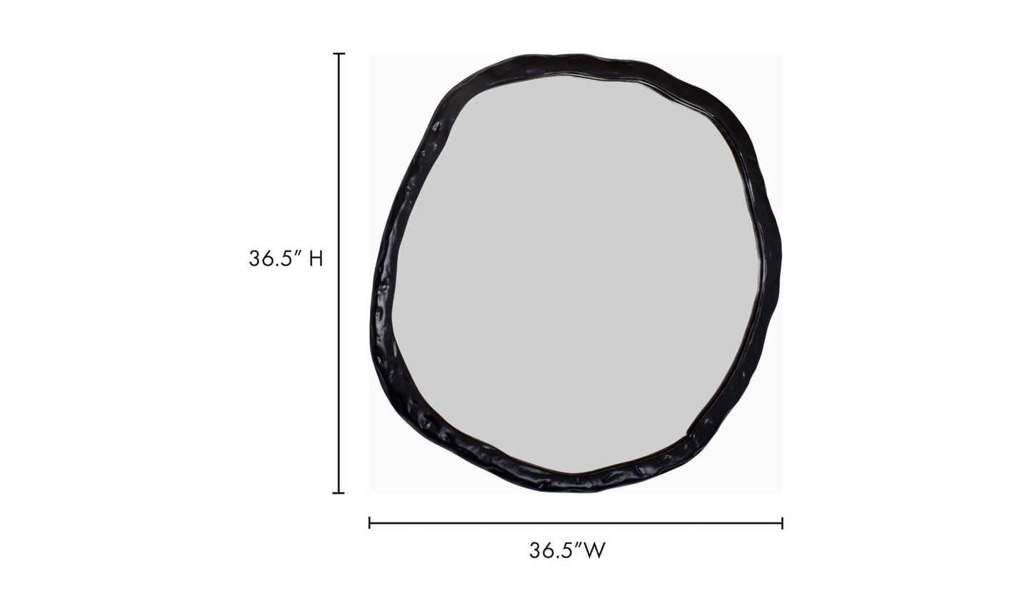 The Carpentry Shop Co. Foundry Large Mirror Black Foundry Large Mirror Black