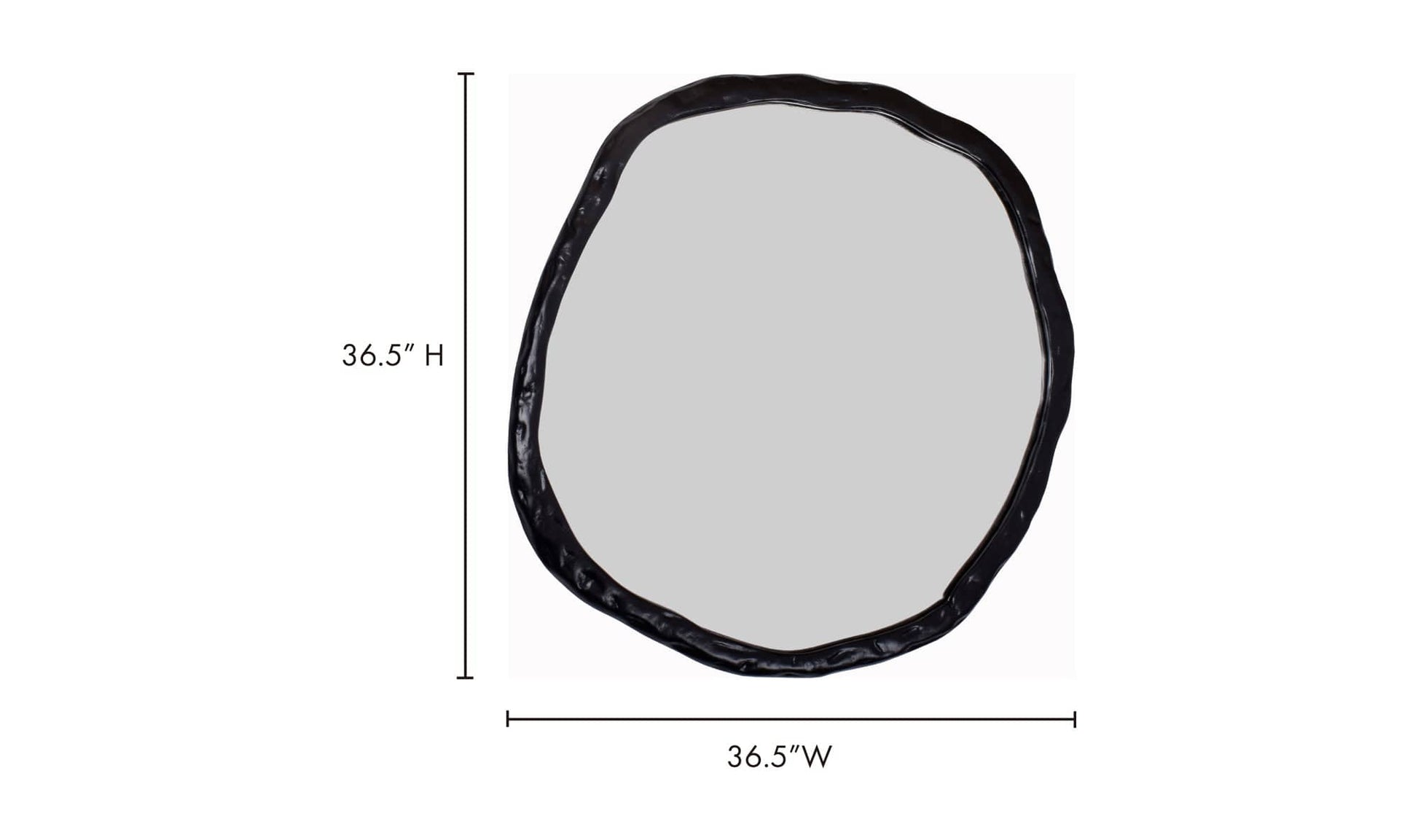 The Carpentry Shop Co. Foundry Large Mirror Black Foundry Large Mirror Black