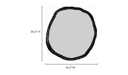 The Carpentry Shop Co. Foundry Large Mirror Black Foundry Large Mirror Black