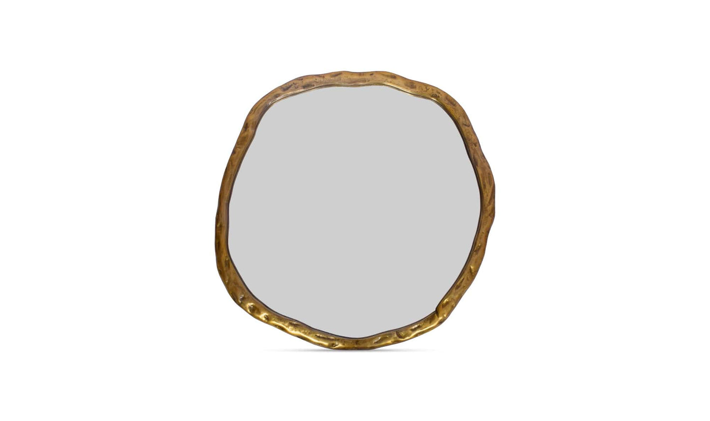 The Carpentry Shop Co. Foundry Large Mirror Gold Foundry Large Mirror Gold