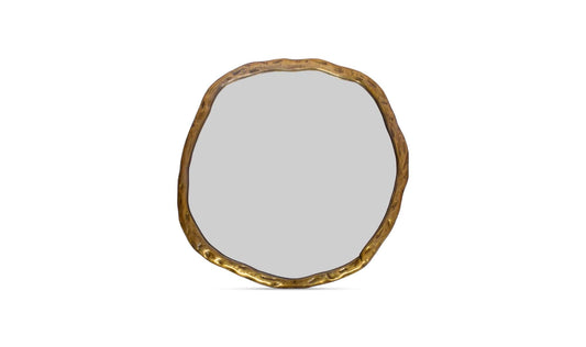 The Carpentry Shop Co. Foundry Large Mirror Gold Foundry Large Mirror Gold