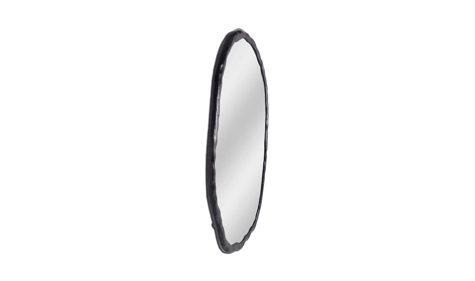 The Carpentry Shop Co. Foundry Oval Mirror Black Foundry Oval Mirror Black