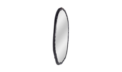 The Carpentry Shop Co. Foundry Oval Mirror Black Foundry Oval Mirror Black