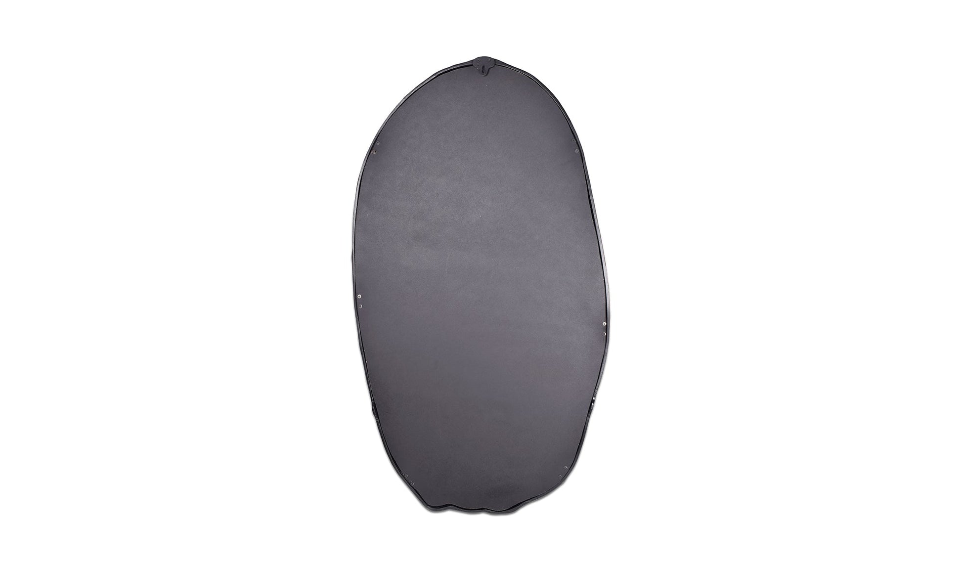 The Carpentry Shop Co. Foundry Oval Mirror Black Foundry Oval Mirror Black