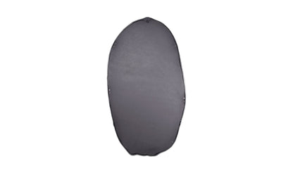 The Carpentry Shop Co. Foundry Oval Mirror Black Foundry Oval Mirror Black