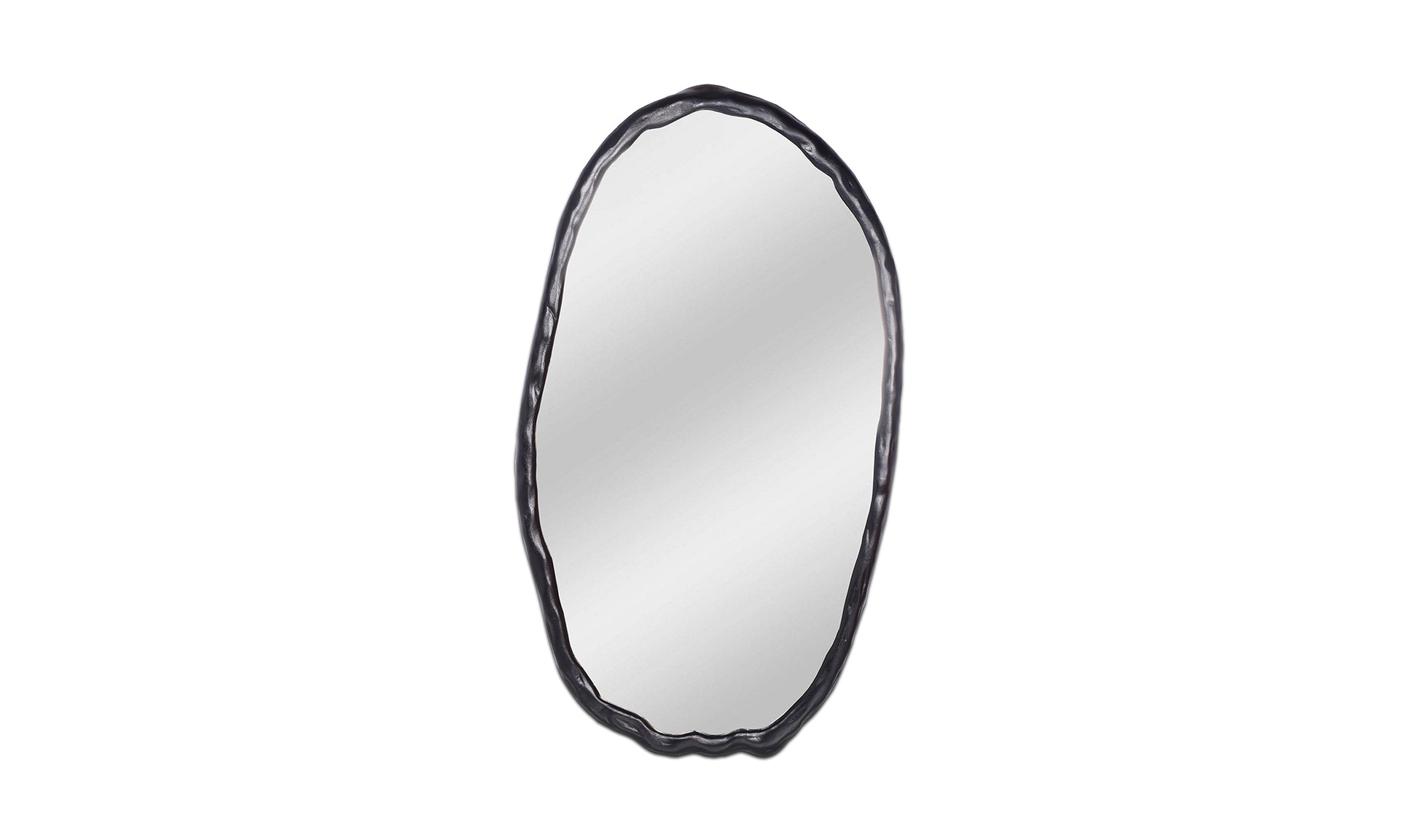 The Carpentry Shop Co. Foundry Oval Mirror Black Foundry Oval Mirror Black