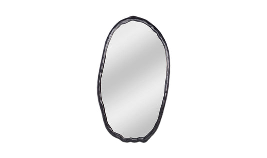 The Carpentry Shop Co. Foundry Oval Mirror Black Foundry Oval Mirror Black