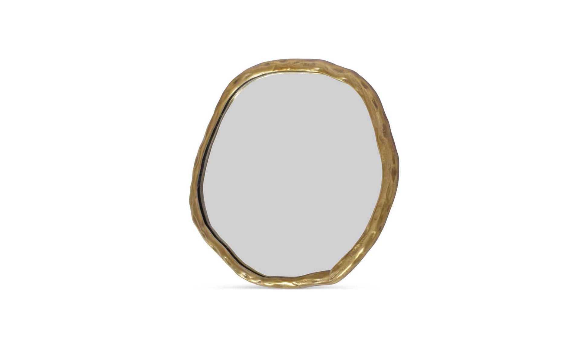 The Carpentry Shop Co. Foundry Small Mirror Gold Foundry Small Mirror Gold