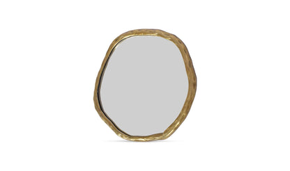 The Carpentry Shop Co. Foundry Small Mirror Gold Foundry Small Mirror Gold