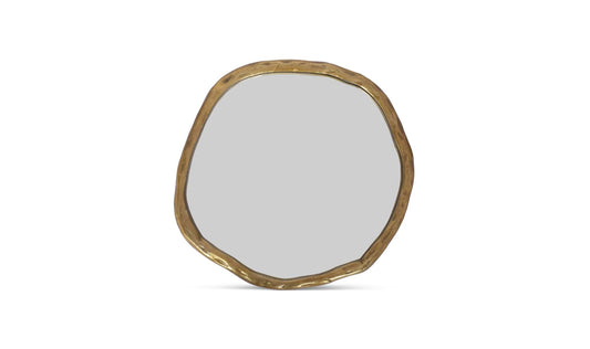 The Carpentry Shop Co. Foundry Small Mirror Gold Foundry Small Mirror Gold