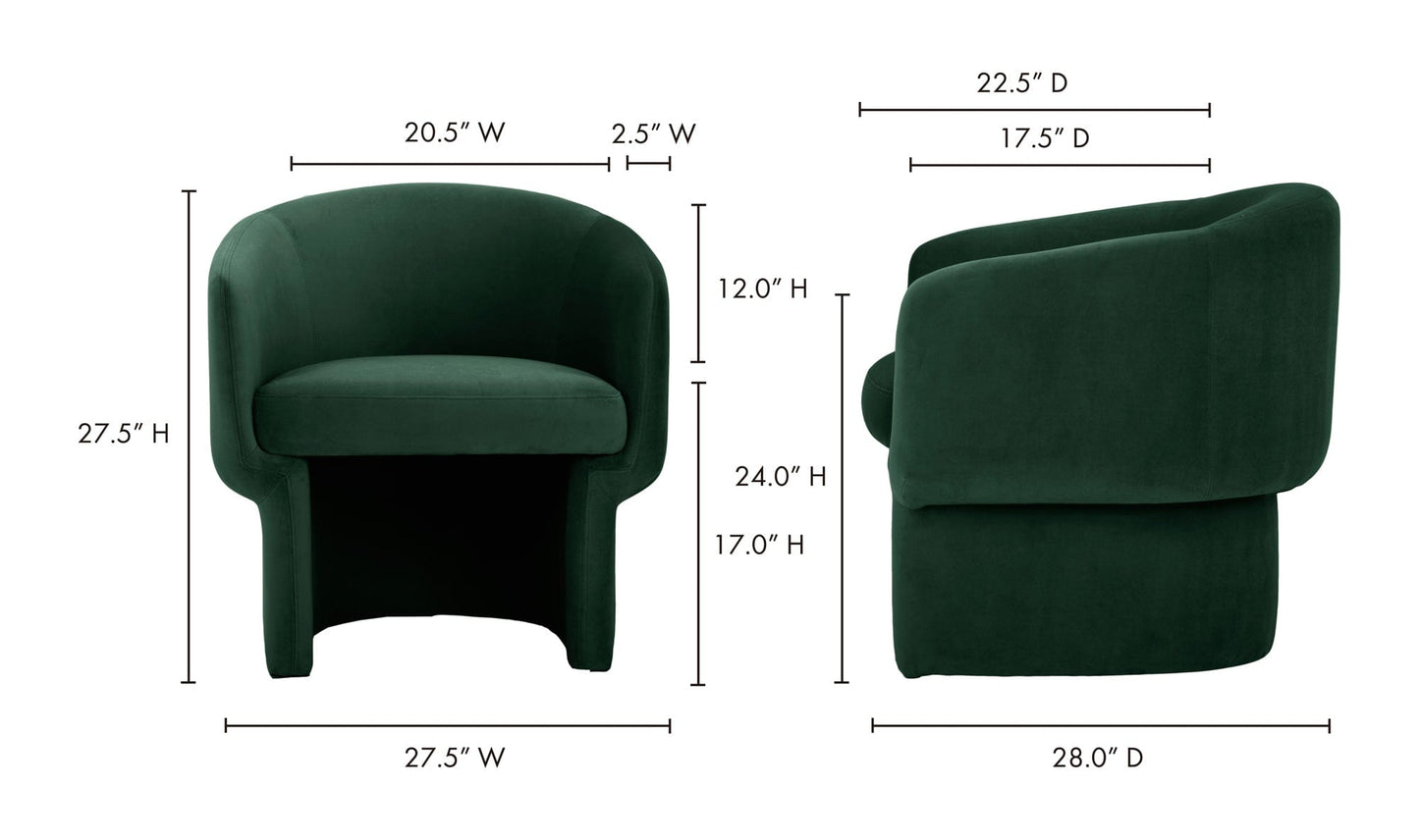 The Carpentry Shop Co. Franco Chair Dark Green Franco Chair Dark Green