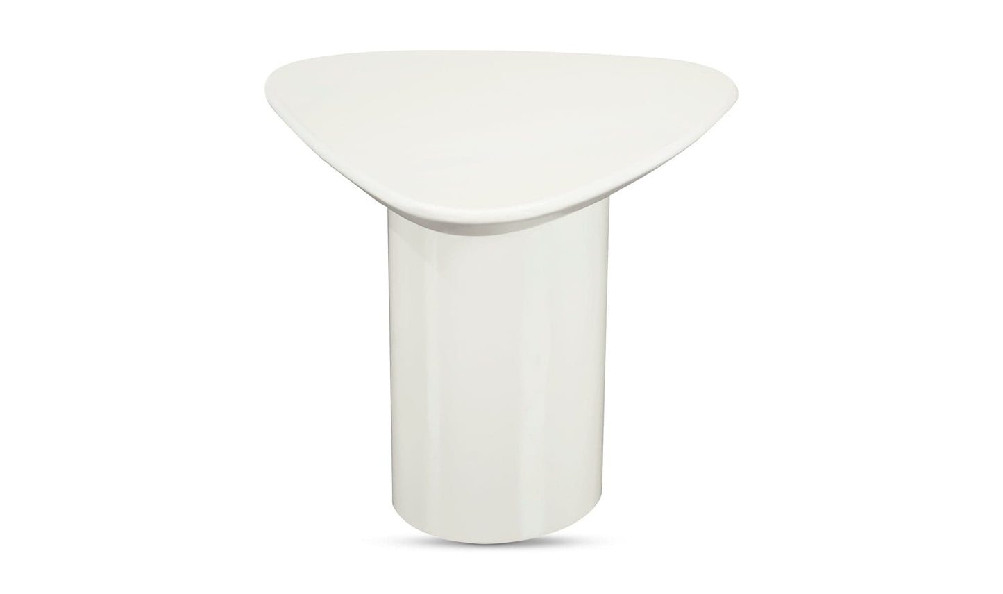 Moe's Furniture IVORY WHITE LACQUER EDEN ACCENT TABLE