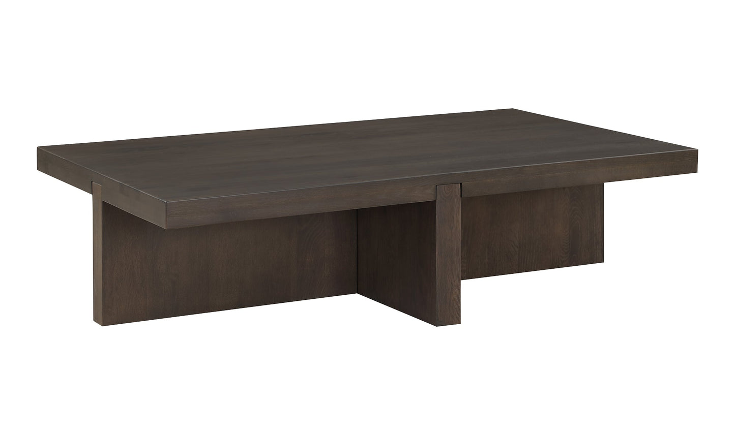 Moe's Furniture Dark Brown / Rectangular FOLKE RECTANGULAR COFFEE TABLE