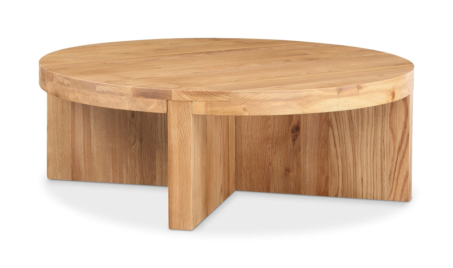 Moe's Furniture Natural / Round FOLKE RECTANGULAR COFFEE TABLE