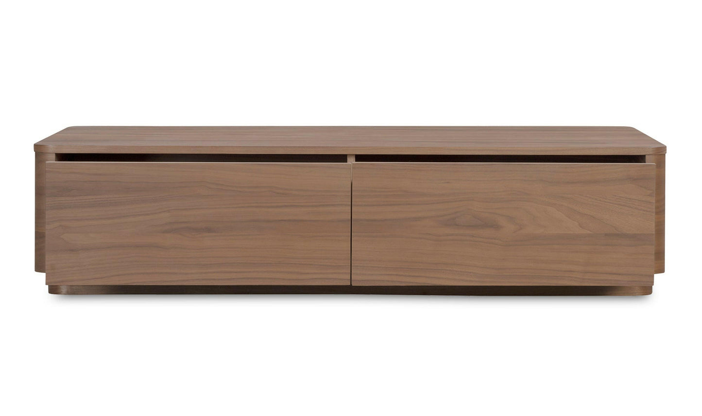 Moe's Furniture Walnut ROUND OFF COFFEE TABLE