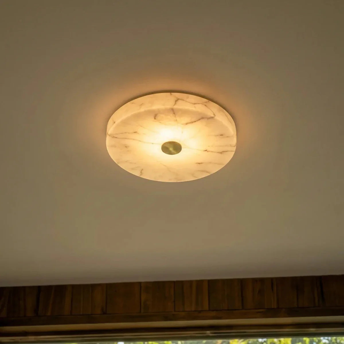 Gaba Alabaster Ceiling Light.
