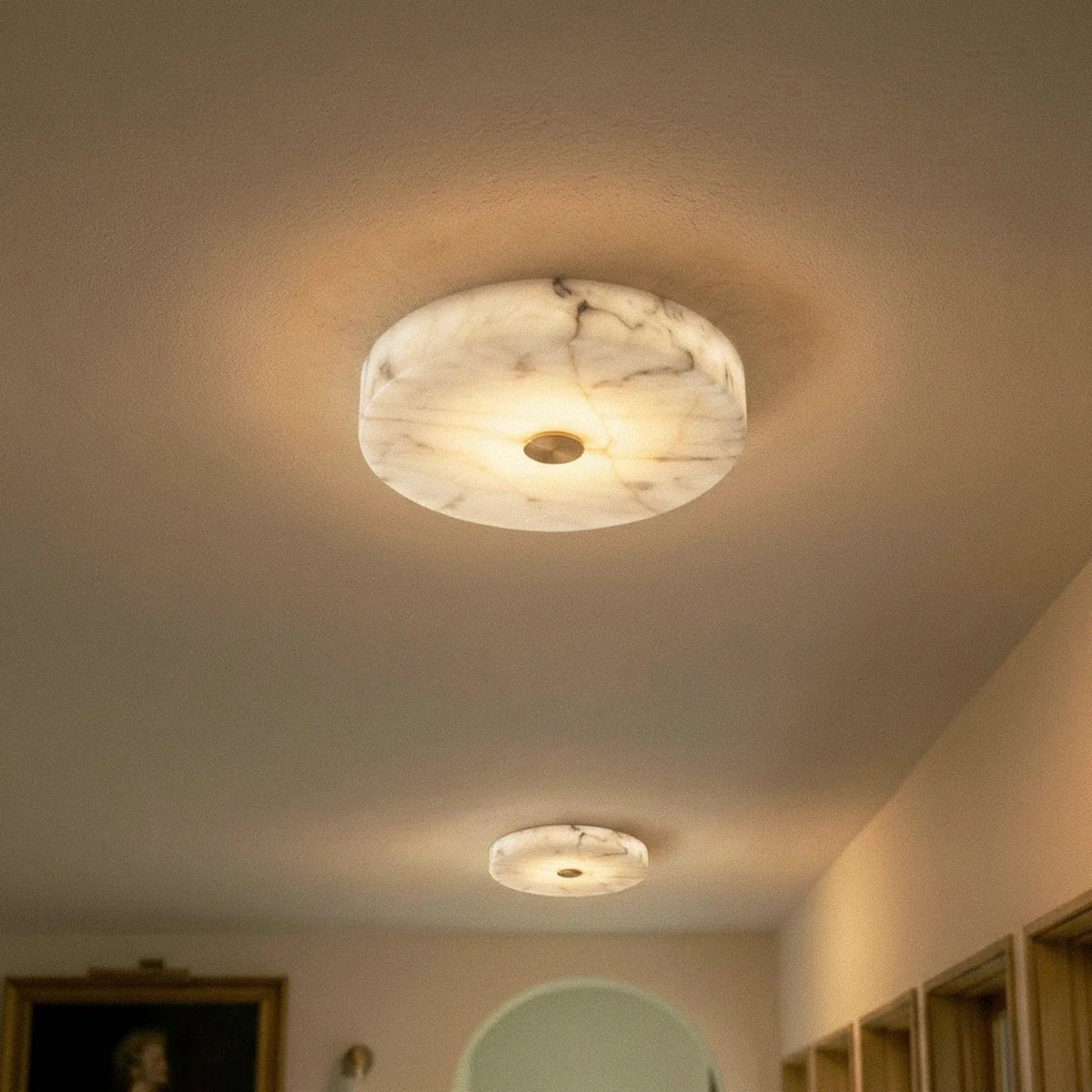 Gaba Alabaster Ceiling Light.