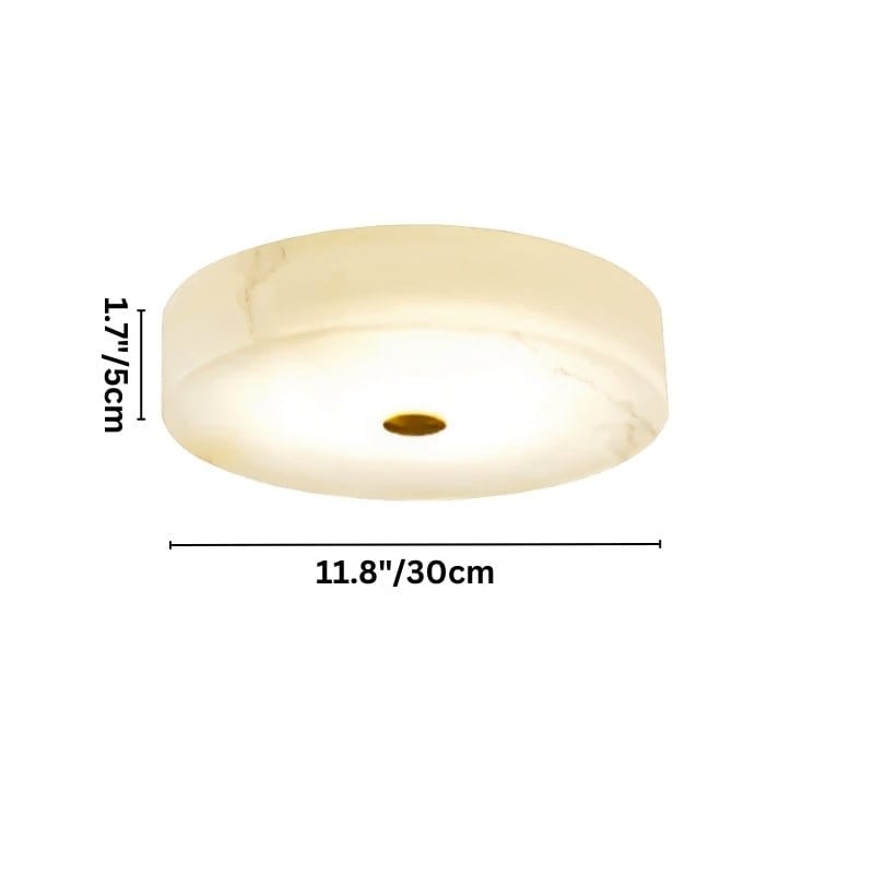 Residence Supply Marble 1.7" x 11.8" / 5 x 30cm Gaba Alabaster Ceiling Light Gaba Alabaster Ceiling Light
