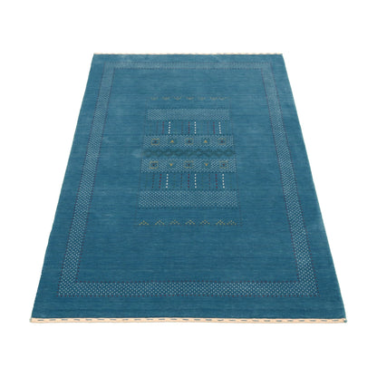 Gabbeh Design Hand Loomed Wool Area Rug.