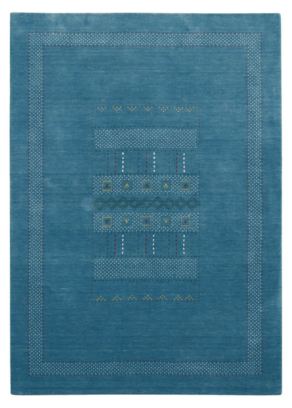 Gabbeh Design Hand Loomed Wool Area Rug.