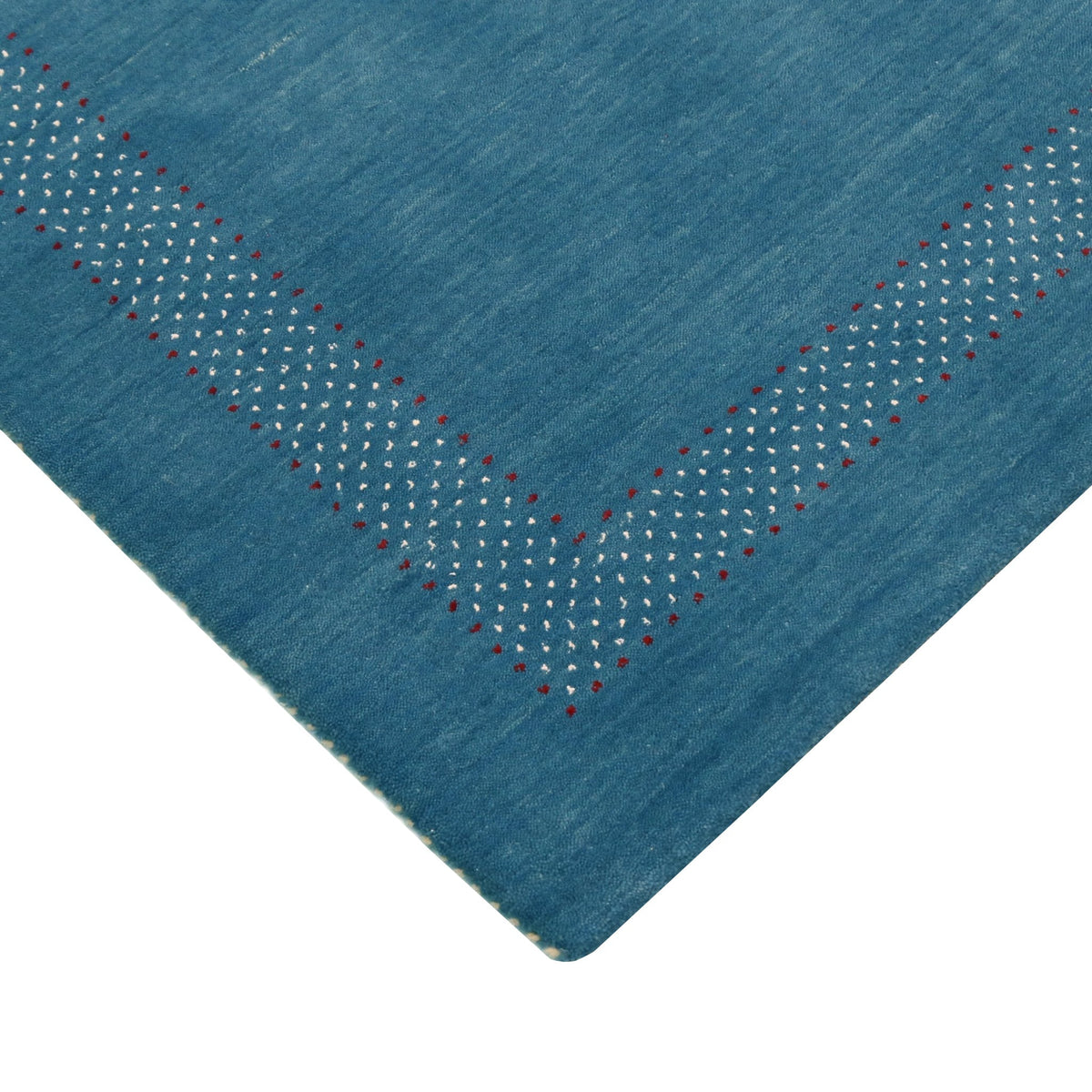 Gabbeh Design Hand Loomed Wool Area Rug.