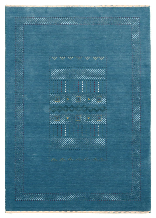 Gabbeh Design Hand Loomed Wool Area Rug.