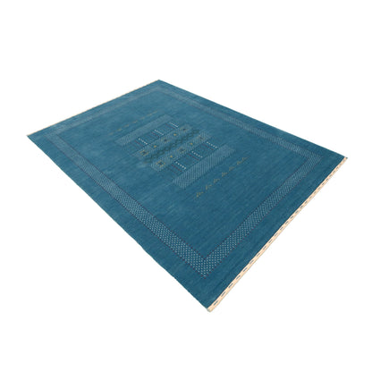 Gabbeh Design Hand Loomed Wool Area Rug.