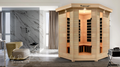 6 Person Indoor Infrared Full Spectrum Sauna | Medical 6 Plus™.