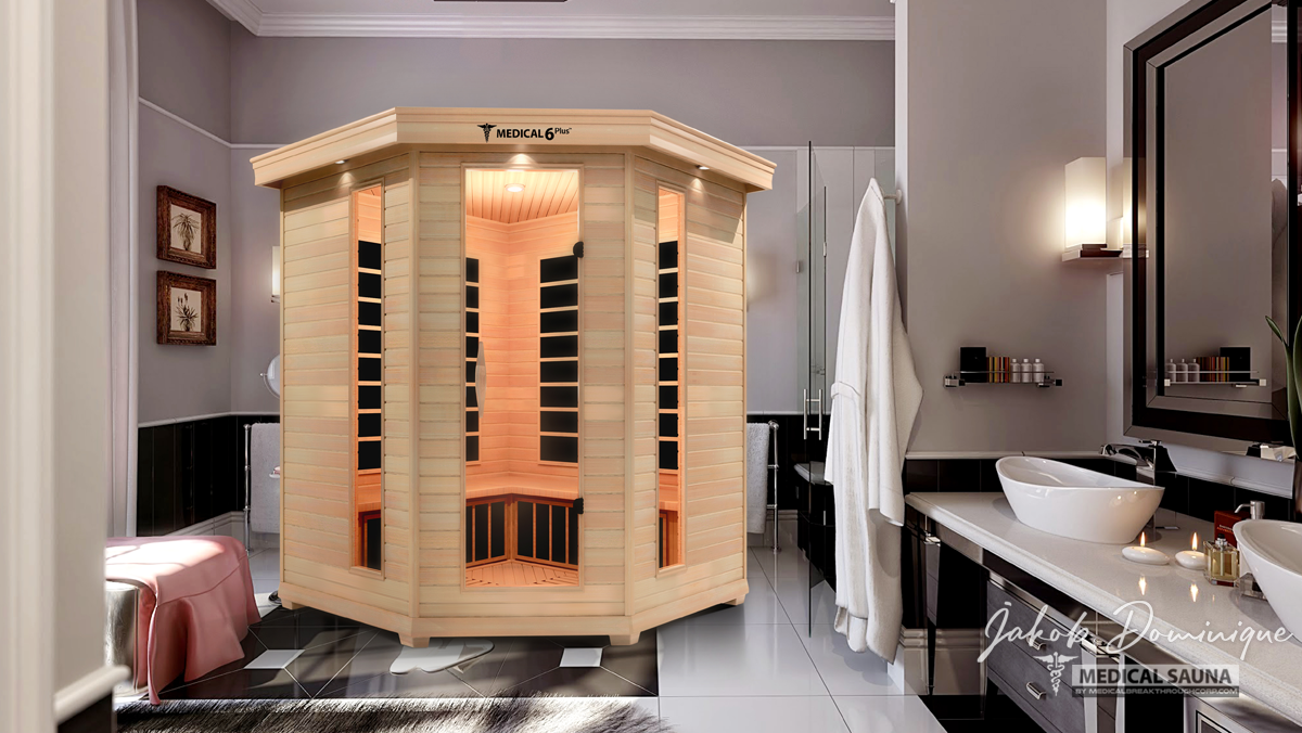 6 Person Indoor Infrared Full Spectrum Sauna | Medical 6 Plus™.