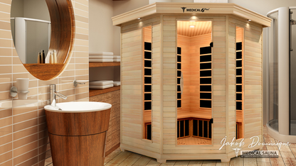 6 Person Indoor Infrared Full Spectrum Sauna | Medical 6 Plus™.