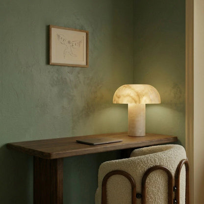 Habros Alabaster Table Lamp.