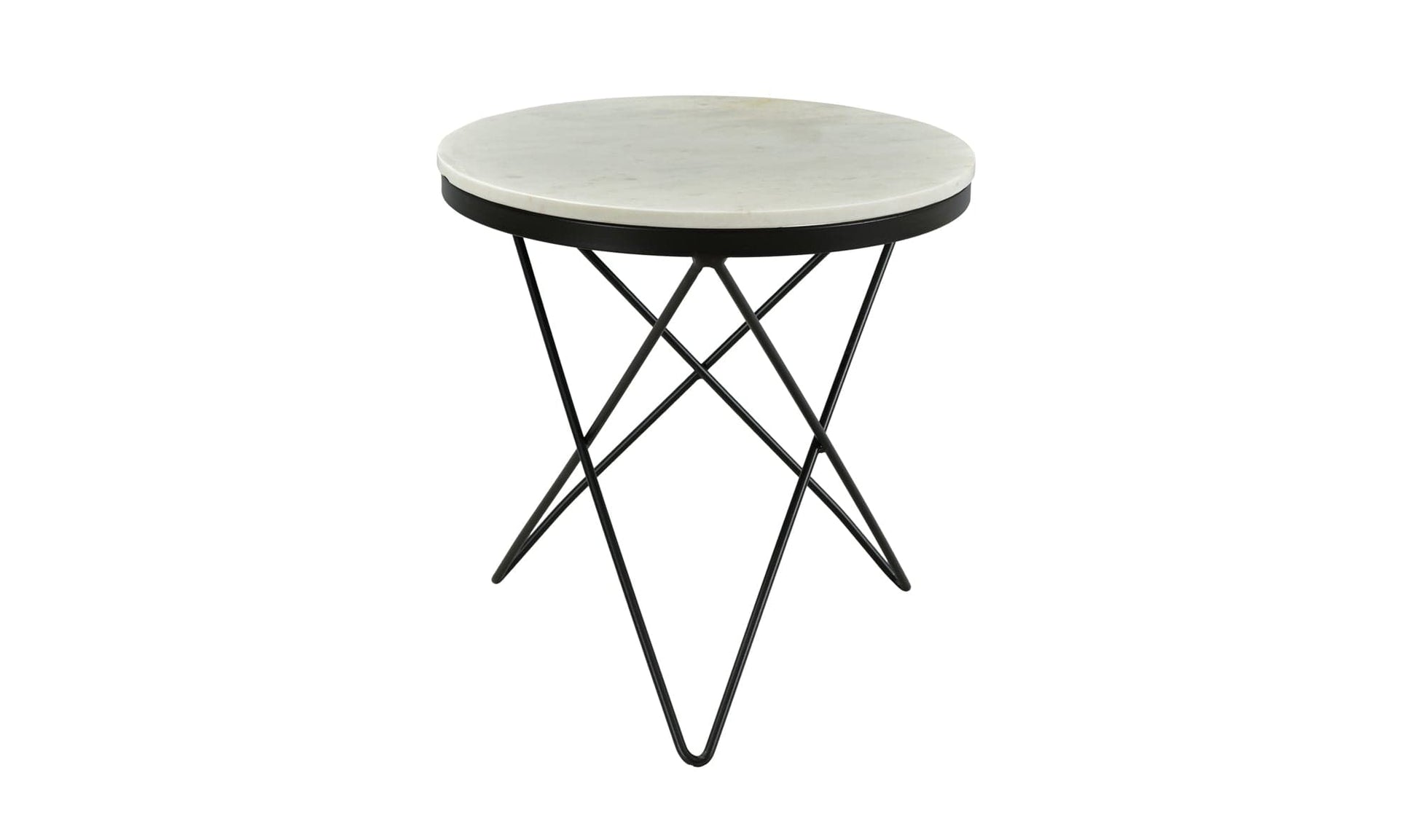 The Carpentry Shop Co. Haley Side Table Black Base Haley Side Table Black Base
