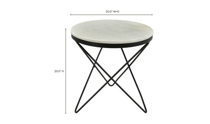 The Carpentry Shop Co. Haley Side Table Black Base Haley Side Table Black Base