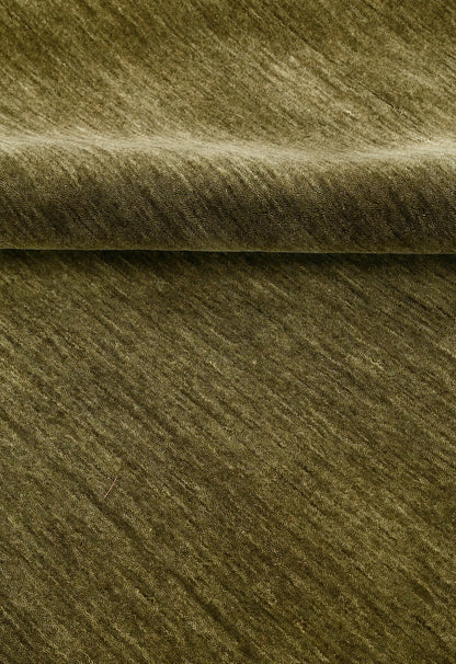Hand Loomed Modern Green Solid Wool Area Rug.