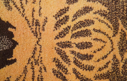 Hand Tufted Animal Monkey Brown 2x4 Wool Area Rug