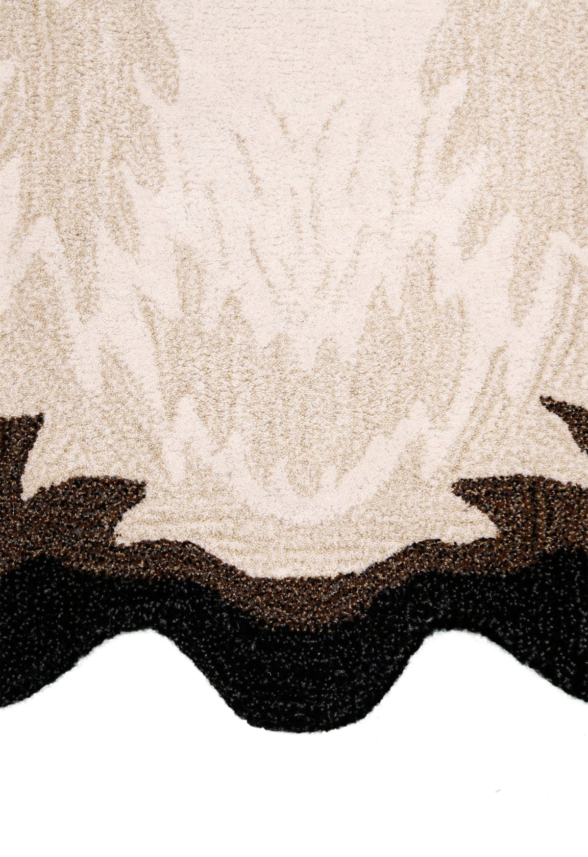 Hand Tufted Black Animal Panda 3x5 Wool Area Rug.