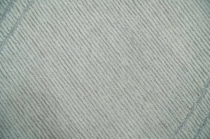 Hand Tufted Ivory Traditional Geometrical Moroccan Design Custom Made Rug.