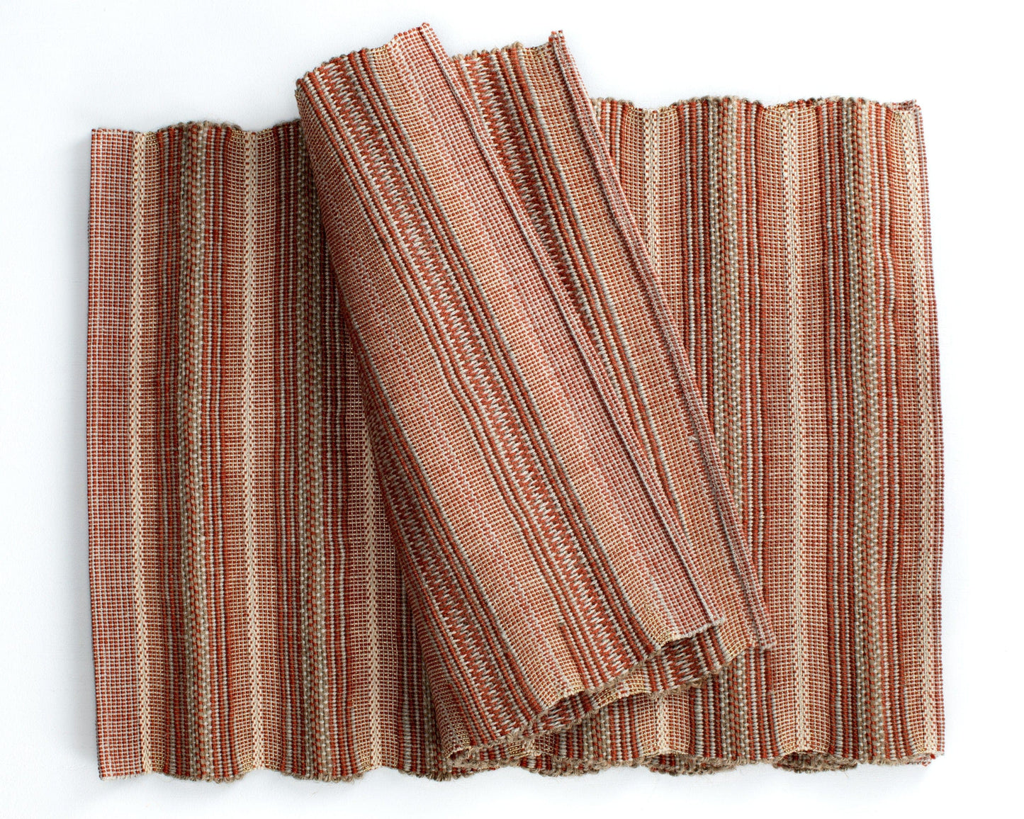 The Carpentry Shop Co. Handmade Woven Placemats & Table Runners by Local Artisan in Signature Red