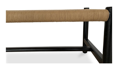 The Carpentry Shop Co. Hawthorn Large Bench Black Hawthorn Large Bench Black